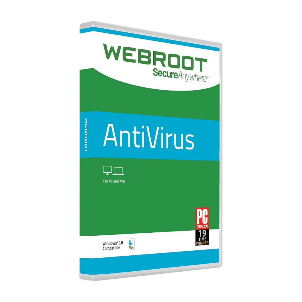 Webroot SecureAnywhere AntiVirus (3 Licences, 1 Year) Key