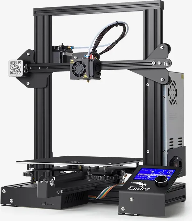 Creality Ender-3 3D εκτυπωτής, πλήρης όψη