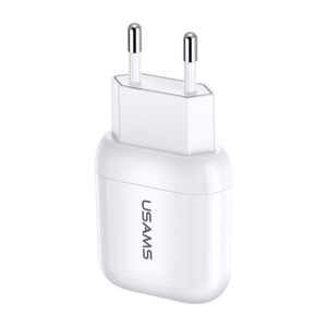 Φορτιστής Τοίχου Usams T19, 1x USB, 2.1A, λευκός – εικόνα 3