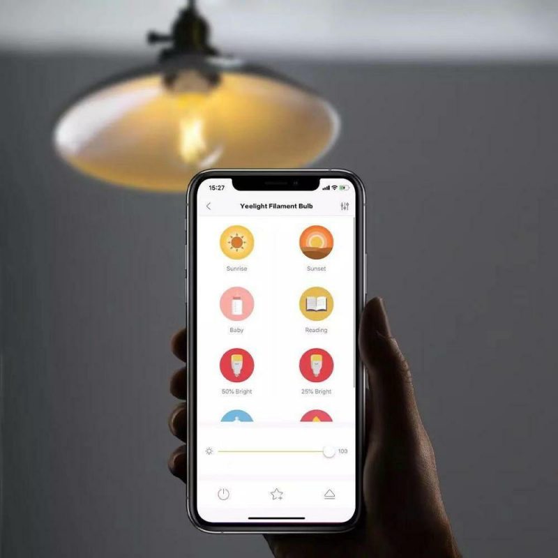 Yeelight ST64 E27 6W Θερμό Λευκό Filament Dimmable Smart (YLDP23YL) – εικόνα 1