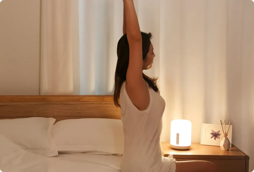 Ξύπνημα με το φως του Mi Bedside Lamp 2