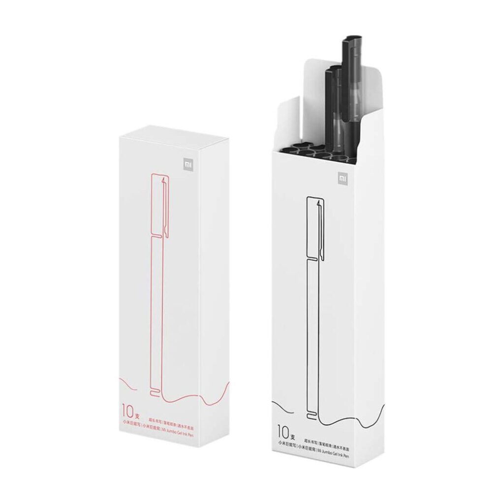 Xiaomi Στυλό Gel με Μαύρο Mελάνι 10τμχ High Capacity Pen (BHR4603GL) – εικόνα 5