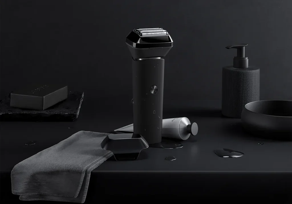 Xiaomi 5 Blade Ξυριστική Μηχανή Προσώπου Επαναφορτιζόμενη (BHR5265GL) Ξυριστική μηχανή Xiaomi Mi 5-Blade σε μπάνιο