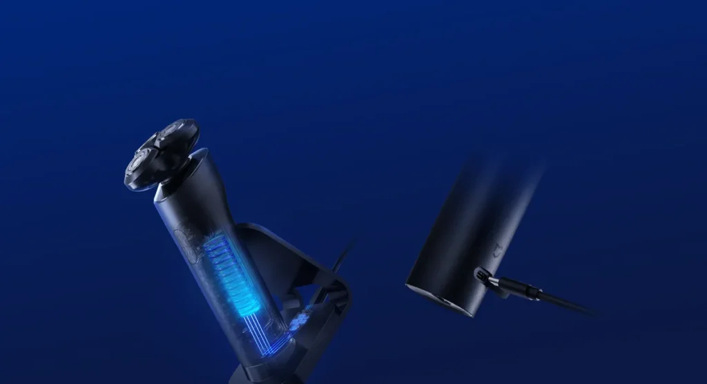 Xiaomi Mi Electric Shaver S700 Ξυριστική Μηχανή Προσώπου Επαναφορτιζόμενη (BHR5720EU) Βάση φόρτισης και καλώδιο Type-C της S700