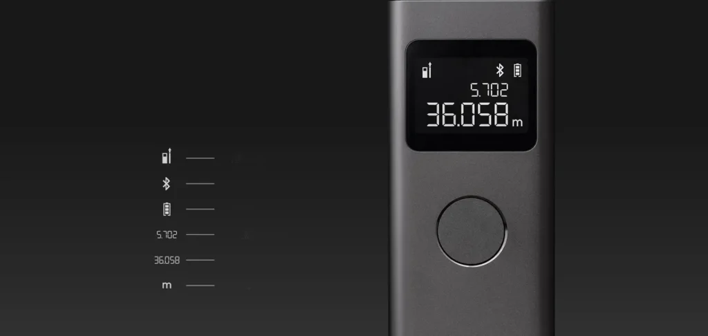 Οθόνη LCD του Xiaomi Smart Laser Measure