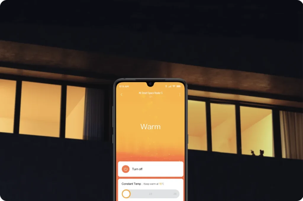 Έλεγχος του θερμοπομπού από την εφαρμογή Xiaomi Home
