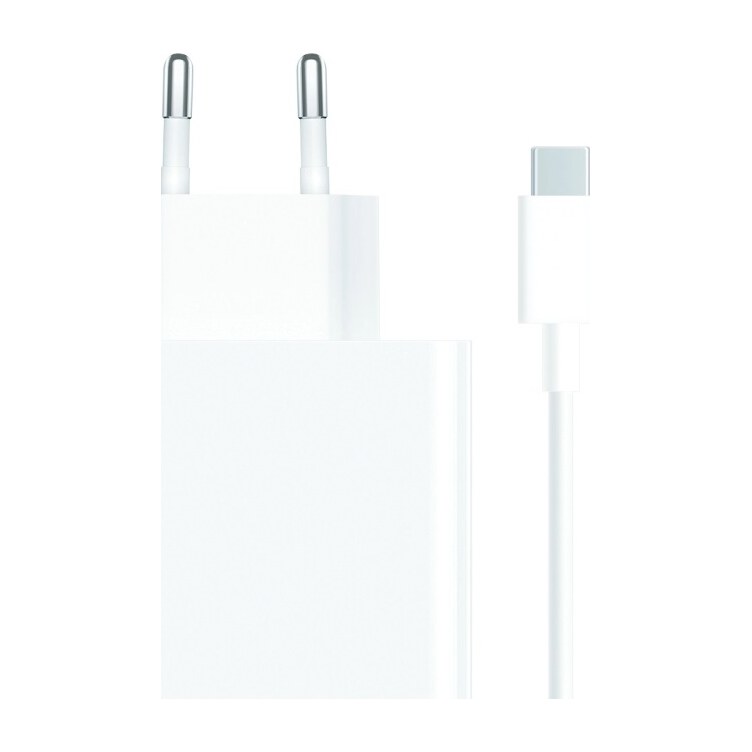 Xiaomi Φορτιστής με Θύρα USB-A και Καλώδιο USB-C 33W Λευκός (BHR9956EU)