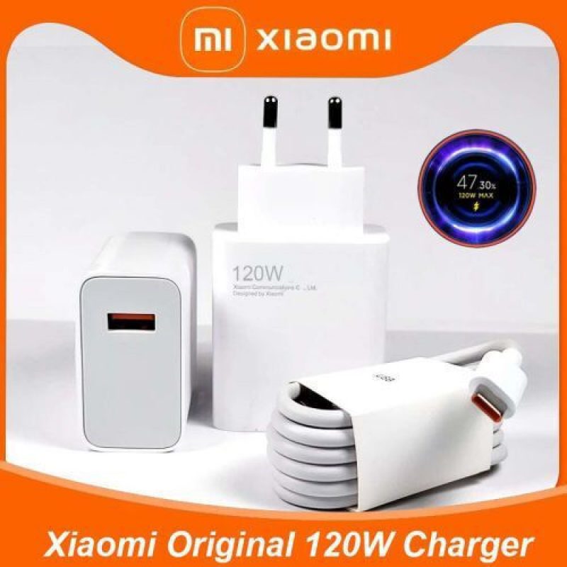 Xiaomi Φορτιστής με Θύρα USB-A USB-C 120W Λευκός (BHR6034EU) – εικόνα 1