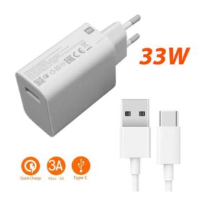 Xiaomi Φορτιστής με Θύρα USB-A και Καλώδιο USB-C 33W Λευκός (BHR6039EU) – εικόνα 1