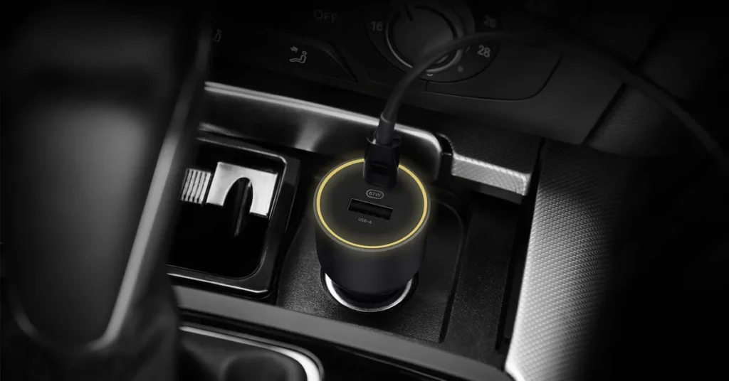 Xiaomi Φορτιστής Αυτοκινήτου Μαύρος με Θύρες: 1xUSB 1xType-C 67W (BHR6814GL) Φορτιστής αυτοκινήτου Xiaomi 67W με φωτεινό δακτύλιο στην πρίζα αναπτήρα