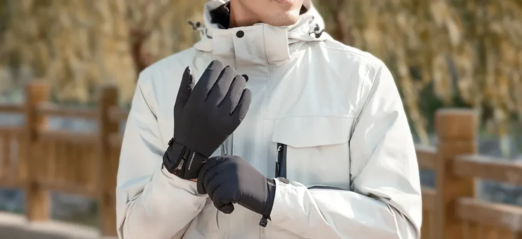 Γάντια Xiaomi Riding Gloves σε χειμερινή βόλτα