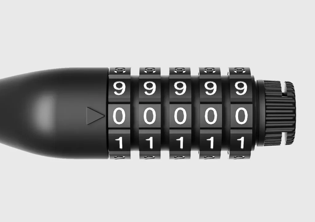 Xiaomi Κλειδαριά Κουλούρα με Συνδυασμό (BHR6751GL) Πενταψήφιος συνδυασμός της κλειδαριάς Xiaomi Cable Lock