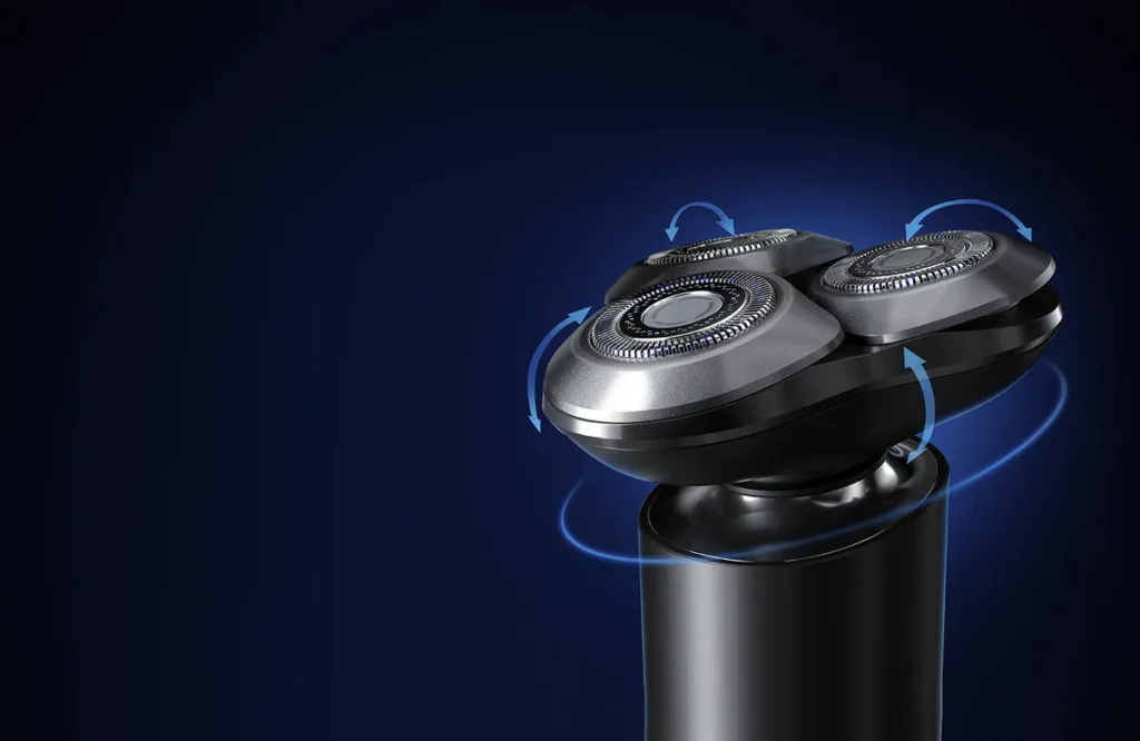 Xiaomi Mi Electric Shaver S301 Ξυριστική Μηχανή Προσώπου Επαναφορτιζόμενη (BHR7450EU) Αιωρούμενες κεφαλές 360° της S301