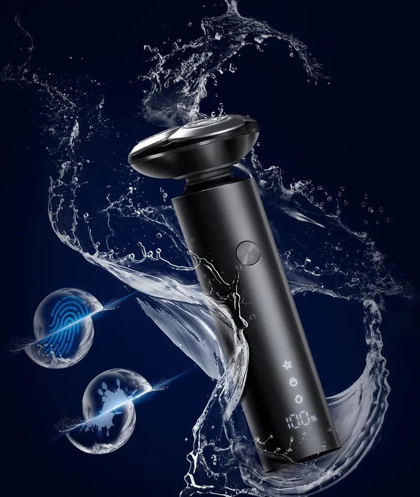 Xiaomi Mi Electric Shaver S301 Ξυριστική Μηχανή Προσώπου Επαναφορτιζόμενη (BHR7450EU) Η S301 με πιτσιλιές νερού