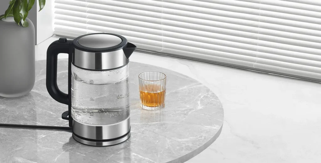 Xiaomi Mi Kettle Electric Glass Black EU (BHR7423EU) Διάφανο σώμα από βοριοπυριτικό γυαλί του βραστήρα Xiaomi