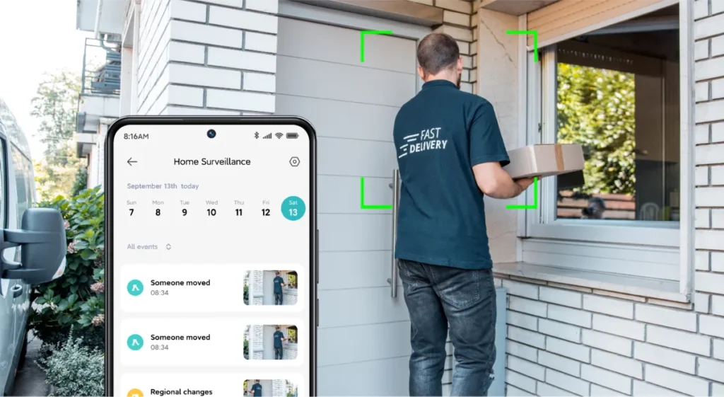 Xiaomi CW400 Ασύρματη IP Camera Αδιάβροχη (BHR7624GL) Ειδοποίηση στο κινητό για άτομο στην πόρτα