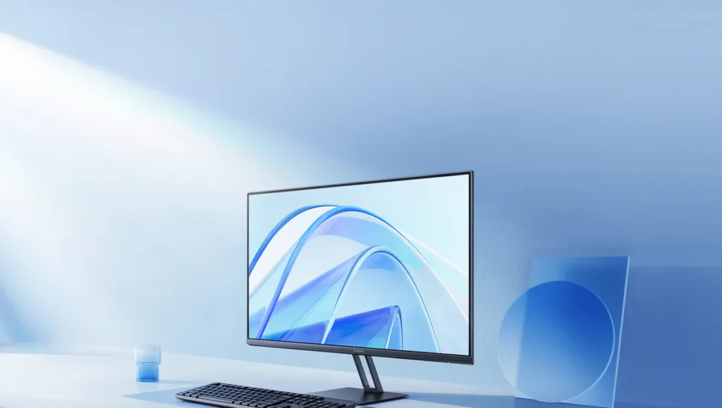 Οθόνη Xiaomi Mi Desktop A27i IPS Monitor 27" FHD (ELA5345EU) Οθόνη Xiaomi Monitor A27i 27 ιντσών σε γραφείο