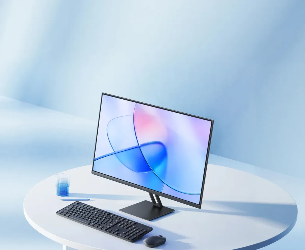 Οθόνη Xiaomi Mi Desktop A27i IPS Monitor 27" FHD (ELA5345EU) Το Xiaomi Monitor A27i σε χώρο εργασίας στο σπίτι