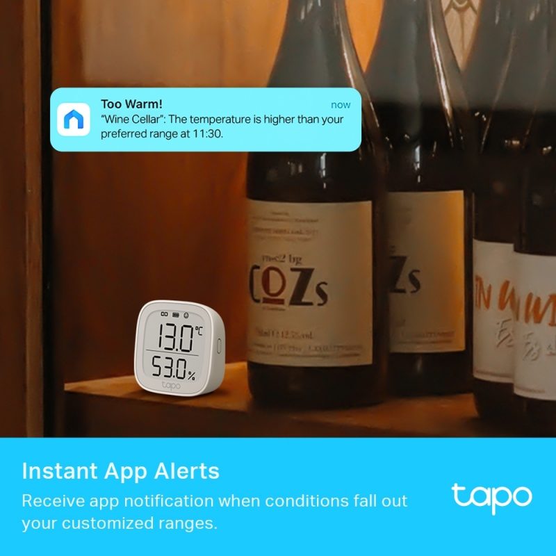 TP-LINK Tapo Smart Temperature and Humidity Monitor (TAPO T315) – εικόνα 1