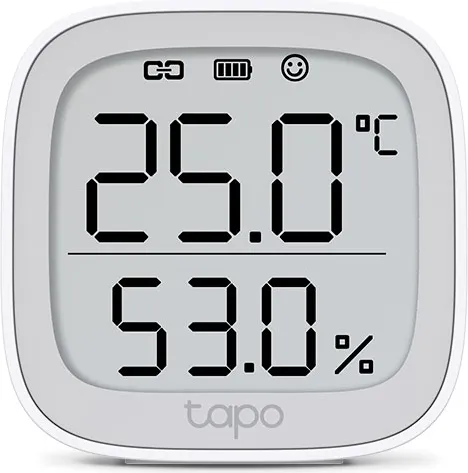 TP-LINK Tapo Smart Temperature and Humidity Monitor (TAPO T315) Η οθόνη E-ink 2,7" του Tapo T315