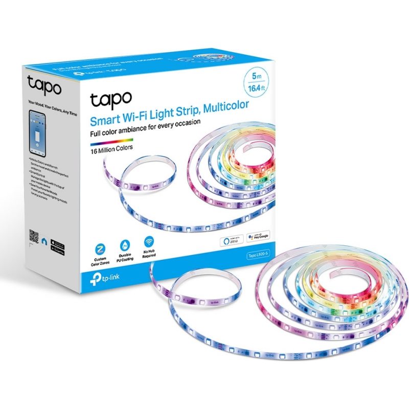 Tp-Link Tapo Smart Light Strip, Multicolor (TAPO L920-5)