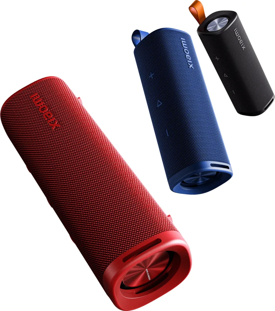 Φορητό Bluetooth Ηχείο 30W Xiaomi Κόκκινο (QBH4263GL) Xiaomi Sound Outdoor σε μαύρο, μπλε και κόκκινο χρώμα