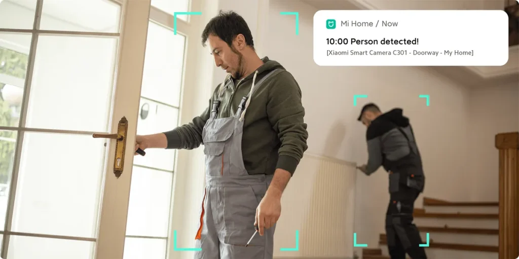 Ανίχνευση ανθρώπου στην είσοδο με την Xiaomi C301