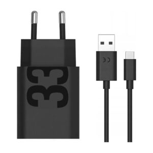 Motorola Φορτιστής με Θύρα USB-A 33W Μαύρος (PG38C06448)