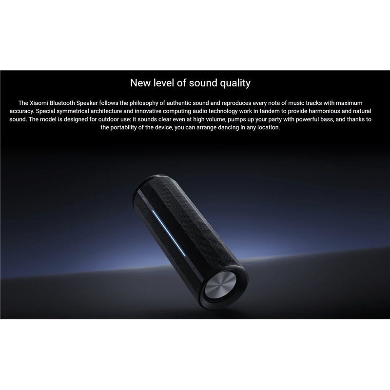Φορητό Bluetooth Ηχείο 40W Xiaomi Black (QBH4275GL) – εικόνα 1
