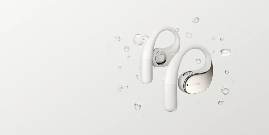 Xiaomi OpenWear Stereo Sandstone Beige με σταγόνες νερού