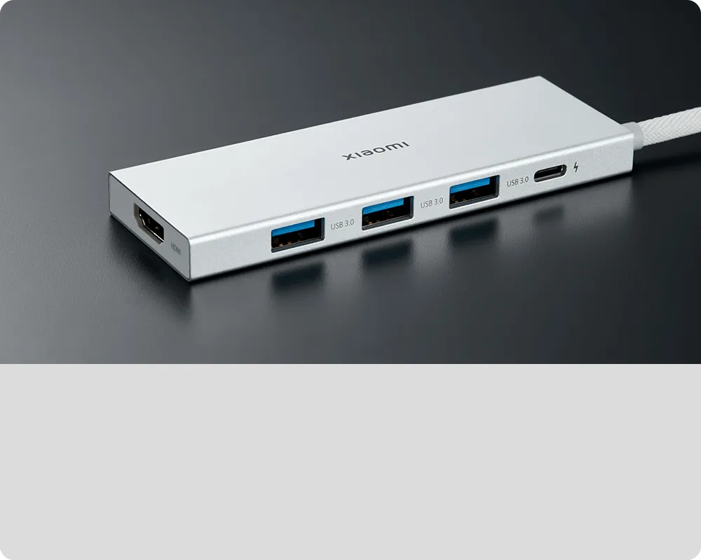 Xiaomi 5-in-1 Type-C Hub από αλουμίνιο