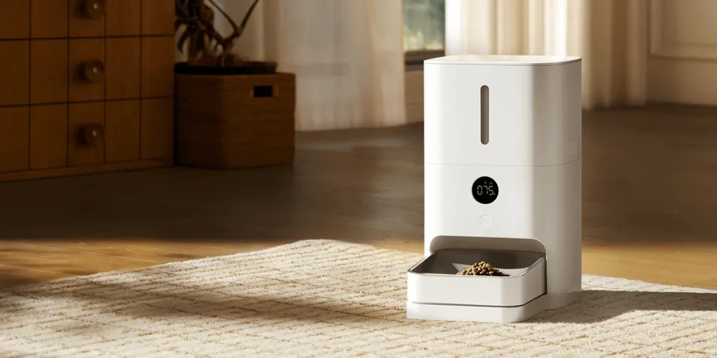 Xiaomi Mi Smart Pet Food Feeder 2 5L (BHR9030EU) Ταΐστρα Xiaomi Smart Pet Food Feeder 2 σε σαλόνι