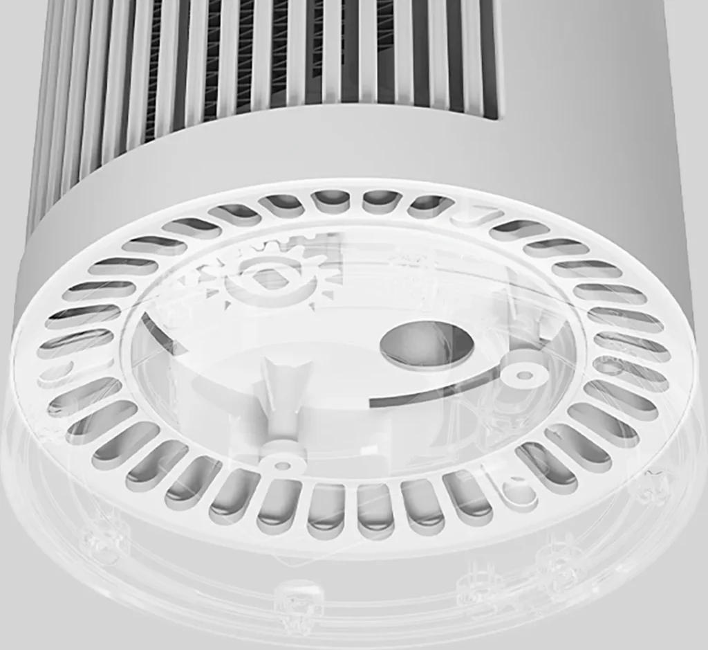 Είσοδος αέρα 360° στη βάση του Xiaomi Desktop Heater