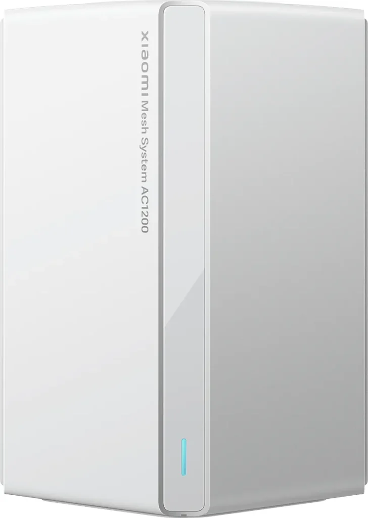 Xiaomi Mesh System AC1200 Access Point Wi‑Fi 5 Dual Band 3 Pack (2.4 & 5GHz) (DVB4484GL) Xiaomi Mesh System AC1200, μονάδα σε λευκό χρώμα