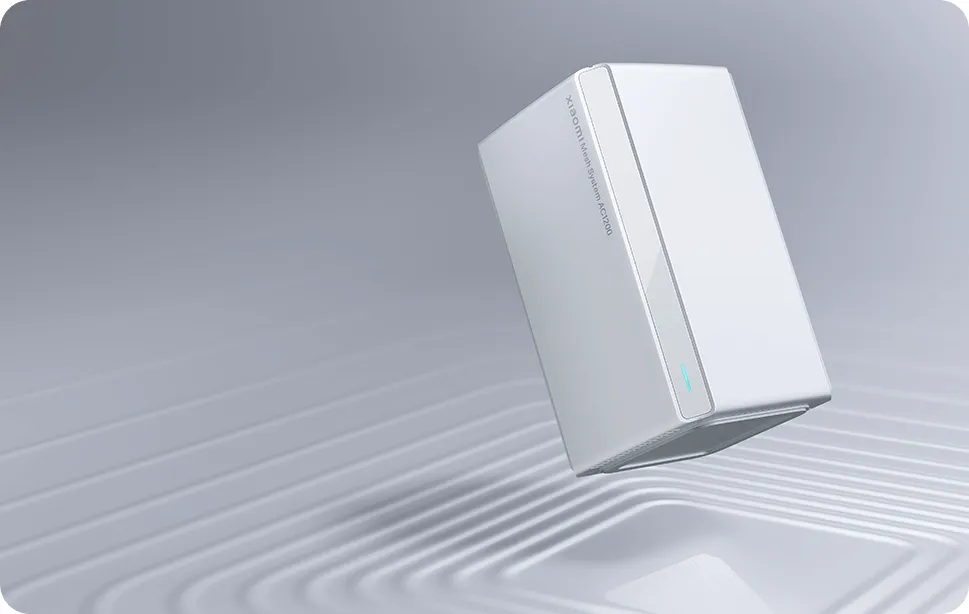 Xiaomi Mesh System AC1200 Access Point Wi‑Fi 5 Dual Band 3 Pack (2.4 & 5GHz) (DVB4484GL) Μονάδα Xiaomi Mesh System AC1200 σε μινιμαλιστικό χώρο