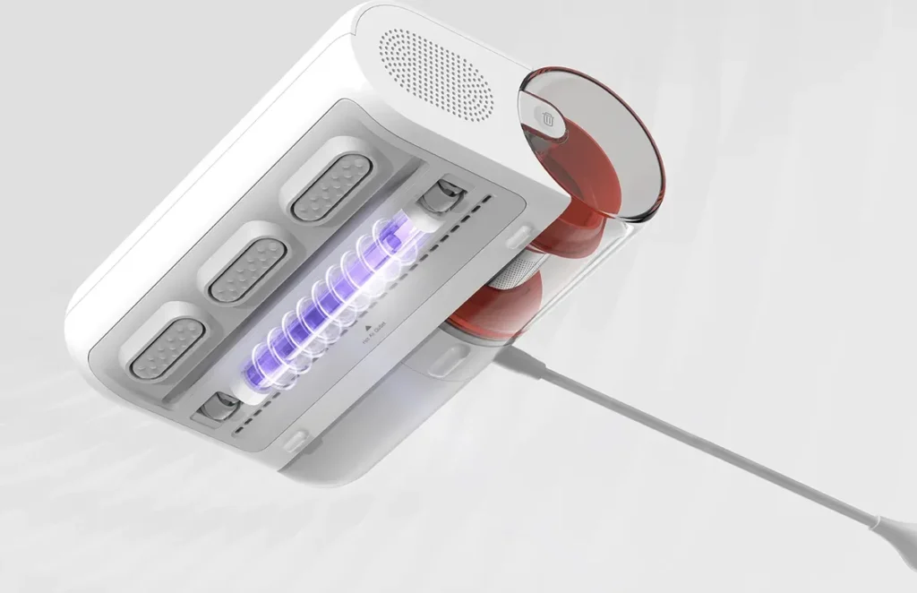 Xiaomi Vacuum Cleaner Dust Mite with UV Light White EU (BHR8276EU) Λάμπα UV στη βάση του Xiaomi Dust Mite Vacuum Cleaner