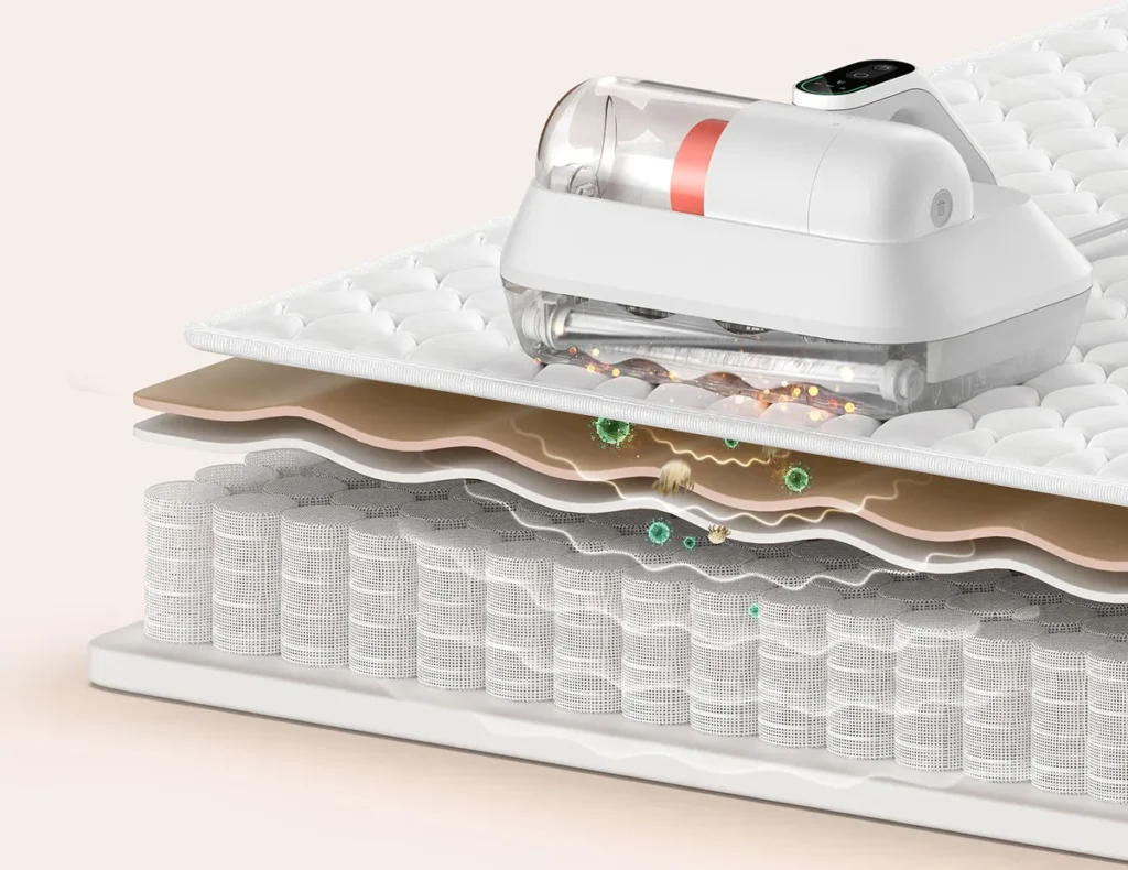 Xiaomi Vacuum Cleaner Dust Mite Pro with UV Light White EU (BHR8943EU) Ηλεκτρική σπιραλ βούρτσα σε στρώμα