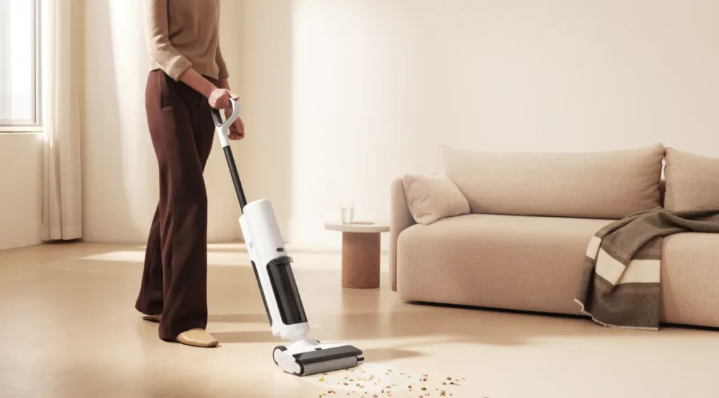 Xiaomi Truclean W20 Wet Dry Vacuum EU Επαναφορτιζόμενο Σκουπάκι Stick 21.6V (BHR8833EU) Xiaomi Truclean W20 σε σκούπισμα και σφουγγάρισμα σαλονιού