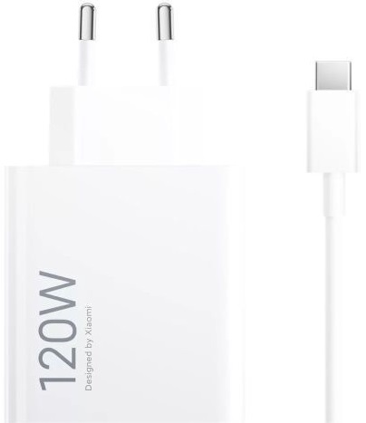 Xiaomi Φορτιστής με Θύρα USB-A και Καλώδιο USB-C 120W HyperCharge Λευκός (BHR9462EU)