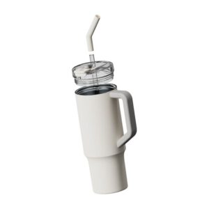 Xiaomi Straw Thermo Mug 1L, White EU (BHR9540GL) – εικόνα 2