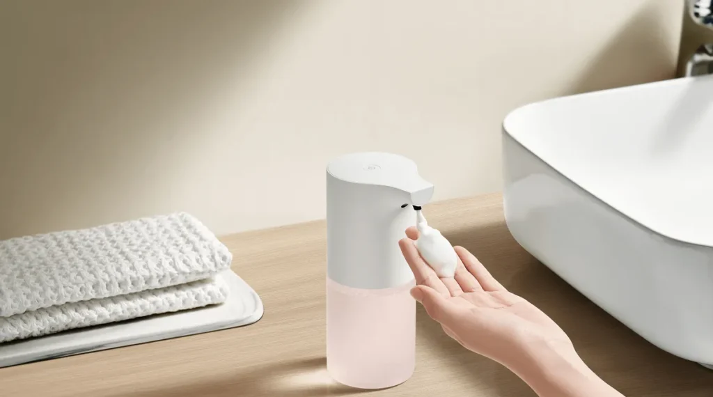 Xiaomi Automatic Soap Dispenser 1S σε νιπτήρα μπάνιου