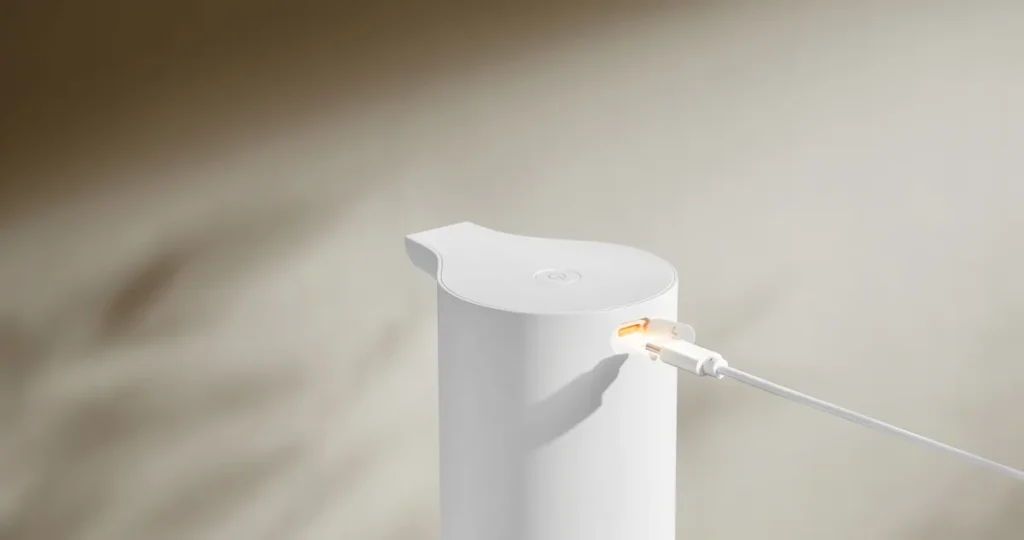 Φόρτιση Type-C του Soap Dispenser 1S