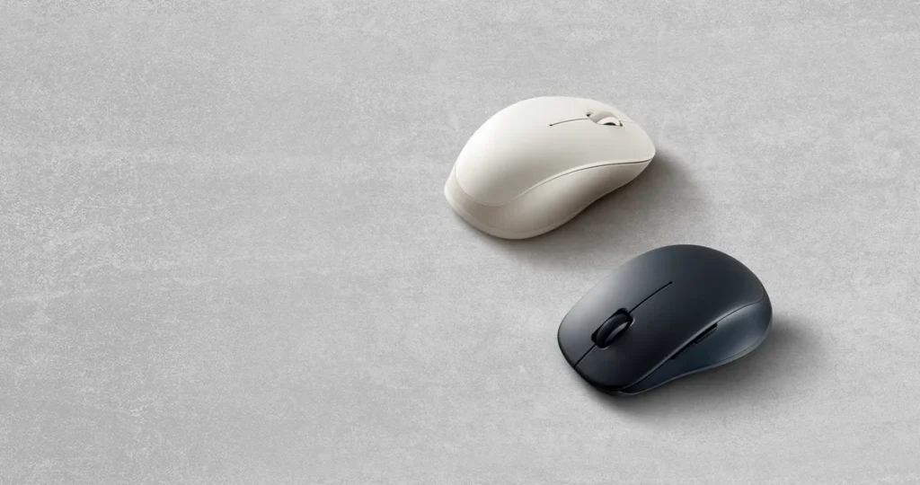 Xiaomi Dual-mode Wireless Mouse 2 σε μαύρο και λευκό