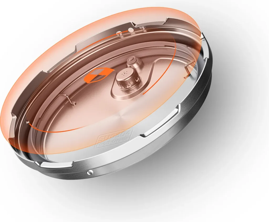 Καπάκι και γκαρντάρισμα της Xiaomi Electric Pressure Cooker