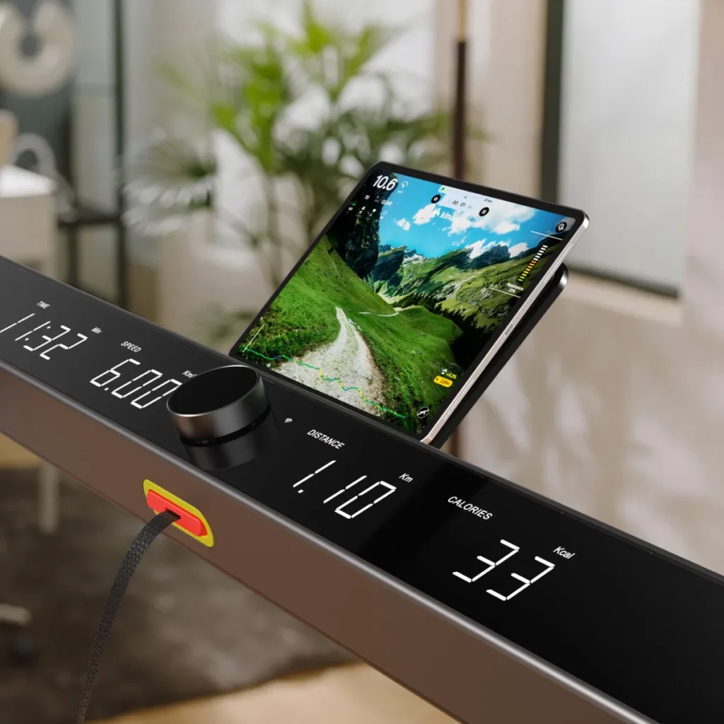 Οθόνη LED και βάση tablet του WalkingPad G1