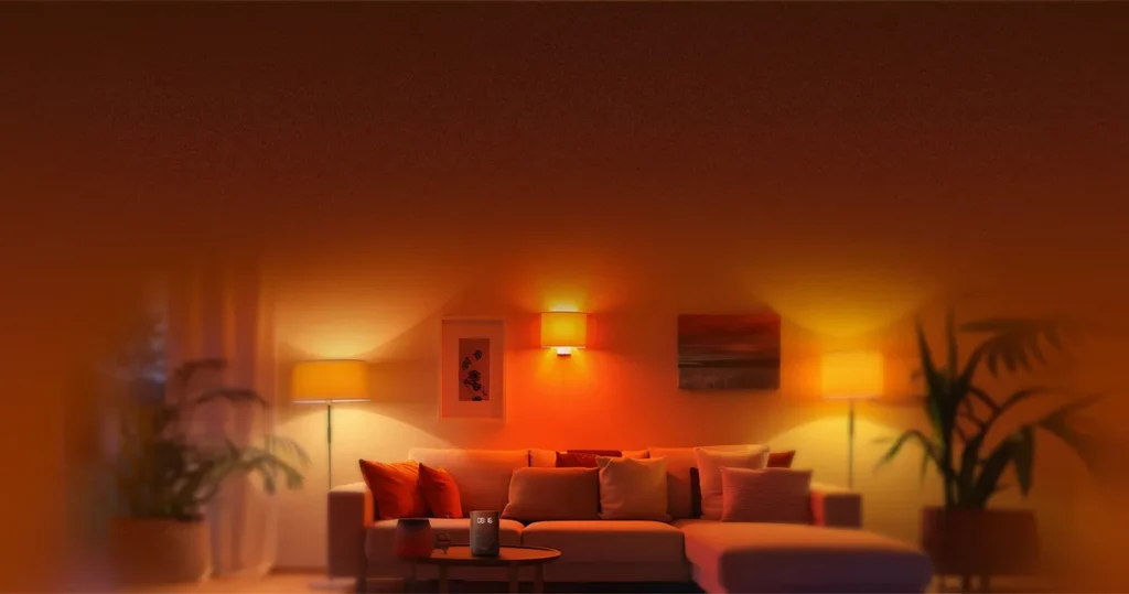 Xiaomi Mi Smart LED Bulb E27 White and Color (BHR9434GL) Χρωματιστός φωτισμός σε σαλόνι