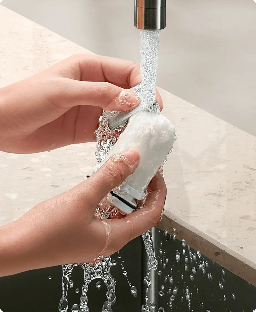 Xiaomi Faucet Water Purifier (BHR9098GL) Πλύσιμο του κεραμικού φίλτρου του Xiaomi Faucet Water Purifier