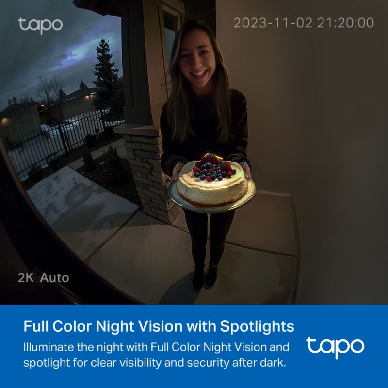 TP-LINK Smart Doorbell TAPO D210 (TAPO D210) – εικόνα 1
