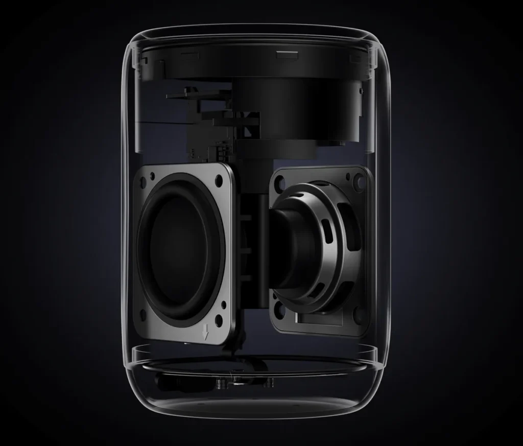Μονάδες ήχου στο εσωτερικό του Xiaomi Bluetooth Speaker Mini