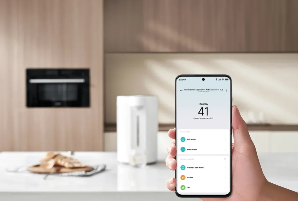 Έλεγχος του Xiaomi Smart Electric Hot Water Dispenser από την εφαρμογή Xiaomi Home